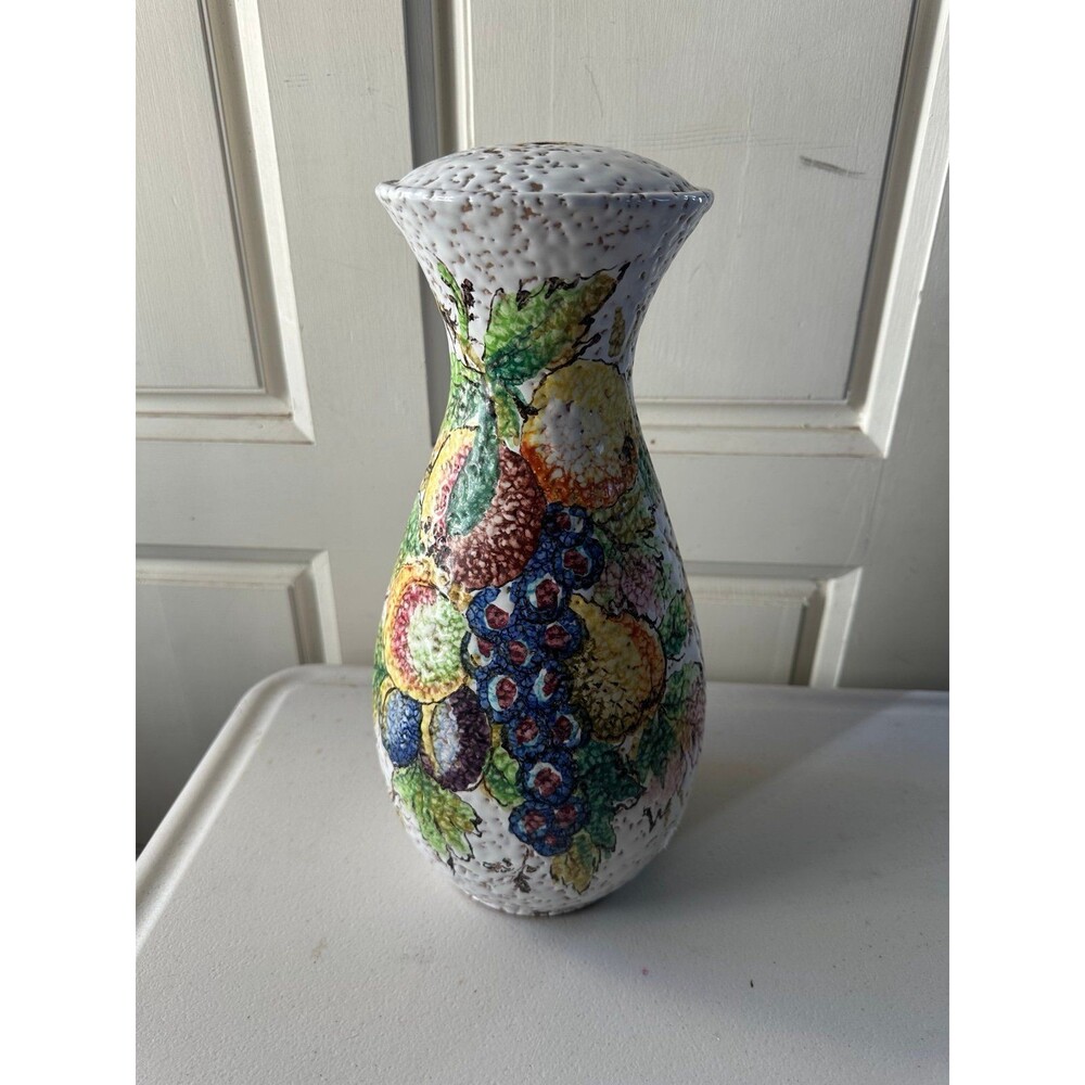 Rare Vintage Marbro Lamp Italian Glazed Majolica Ceramic Body Numbered 2/205 B